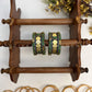 Shree Vanaja Festive Kundan Set – Forest Green, Egyptian Blue and Gold | Padikkai