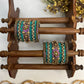 Suvarna Pushpam Kundan Bangles – Teal, Purple and Antique Gold | Padikkai