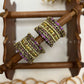 Paithani Glow Kundan Bangles – Pista Green, Violet and Gold | Padikkai