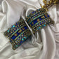 Neelika Glow Bridal Kundan Bangles – Peacock Blue, Dark Blue and Gold | Padikkai