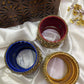 Suvarna Pushpam Bridal Bangle Set – Red and Gold | Padikkai