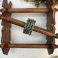 Leela Mayura Latkan Kundan Bangle Set – Parrot Green, Peacock Blue and Antique Gold – image 5