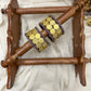 Vedika Kundan Bangle Set – Indigo and Gold – image 2