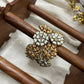 Paal Swarna Rosette Kundan Bangles – Ivory and Champagne Gold