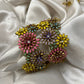 Vasantha Varnam Floral Kundan Set - Multicolour
