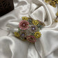 Vasantha Varnam Floral Kundan Set - Multicolour – image 2