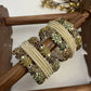 Pushpa Utsav Mirror Bloom Kundan Set - Pastel Multicolour – image 2