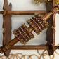 Kumkum Lotus Kundan Bangle Set | Maroon
