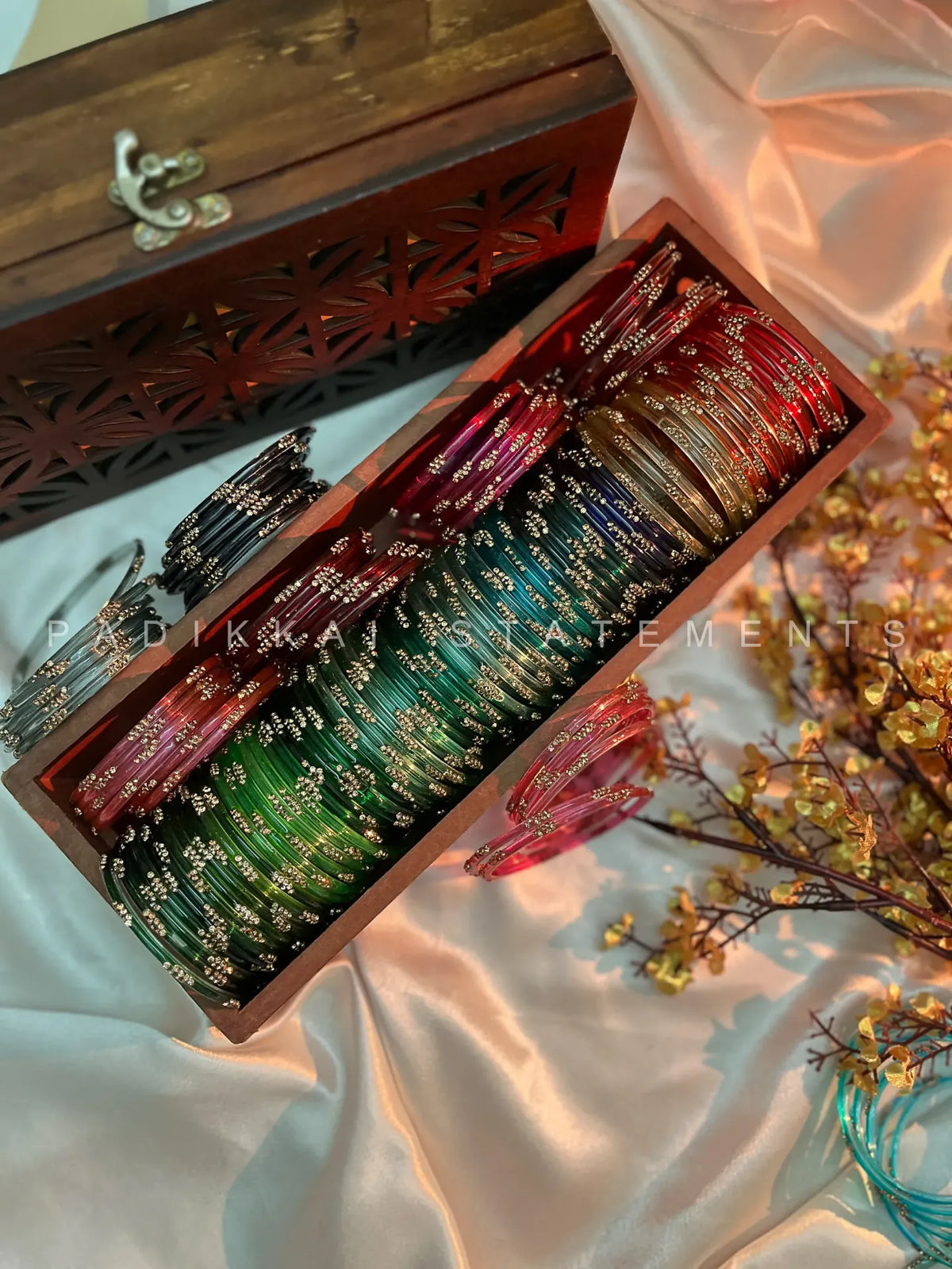 Tarang Zircon Glass Bangles