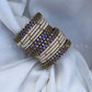 Chandrika Neelam Festive Kundan Bangles – Royal Blue, Ivory and Gold