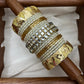 Shwetambari Kundan Bridal Stack – Ivory and Gold