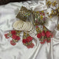 Ivory White Kundan Bangles for Bride |  Pastel Mela – image 4