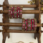 Pushkara Rani Floral Kundan Bangle Set | Rani Pink and Emerald Green – image 2
