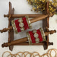 Madhurima Pushpa Kundan Bangle Set – Crimson Red, Mirror White & Antique Gold