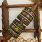 Varnam Carnival Checks Kada Set | Multicolour
