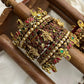 Vrindavan Krishna Kundan Bridal Set – Maroon and Gold – image 2