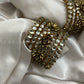 Ivory Aura Floral Kundan Set - Ivory and Gold – image 2