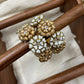 Paal Swarna Rosette Kundan Bangles – Ivory and Champagne Gold – image 2