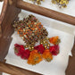 Leela Mayura Latkan Kundan Bangle Set – Saffron Orange, Rani Pink and Antique Gold – image 3
